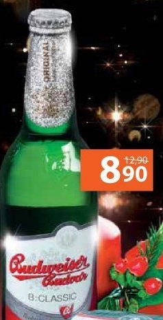 Pivo světlé výčepní B: Classic Budweiser Budvar