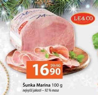 Šunka Marina nejvyšší jakosti LE&amp