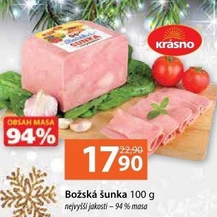 Božská šunka nejvyšší jakost Krásno