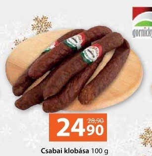 Klobása Csabai Gornický