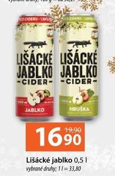 Cider Lišácké jablko Heineken