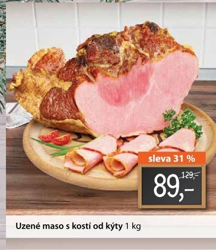 Uzené maso od kýty s kostí