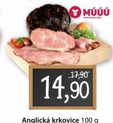 Anglická krkovice Maso uzeniny Písek