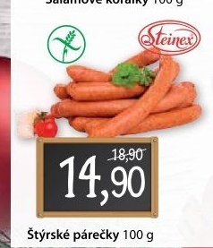 Párky štýrské Steinex
