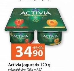 Jogurt ochucený Activia Danone