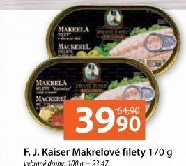 Makrela filety Franz Josef Kaiser
