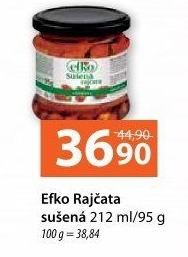 Sušená rajčata v oleji Efko