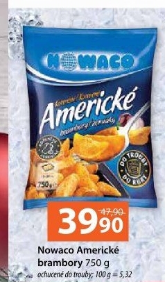 Brambory americké mražené Nowaco