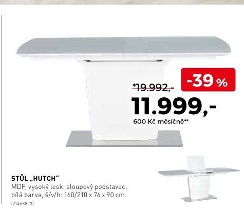 Stůl HUTCH