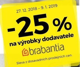 -25% na výrobky dodavatele Brabantia