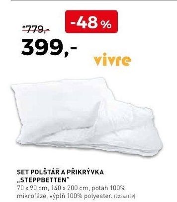 Polštář a přikrývka Steppbetten