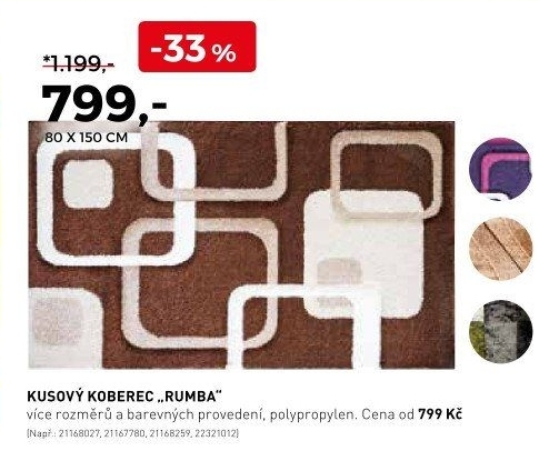 Kusový koberec Rumba