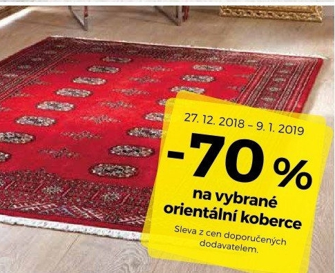 -70% na vybrané orientální koberce