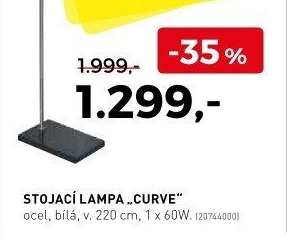 Stojací lampa Curve