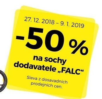 -50% na sochy dodavatele FALC