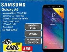 SM A600 Galaxy A6 BlackSAMSUNG