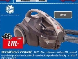 SE71 SE41011 VYSAVAČ BEZSÁČKOVÝHOOVER