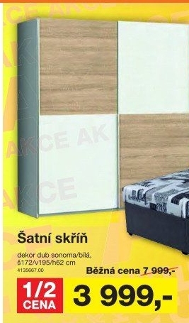 Šatní skříň TORI