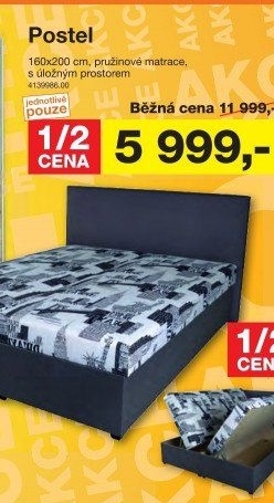 Čalouněná postel HEDVIKA