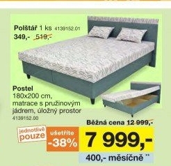 Čalouněná postel PALOMA