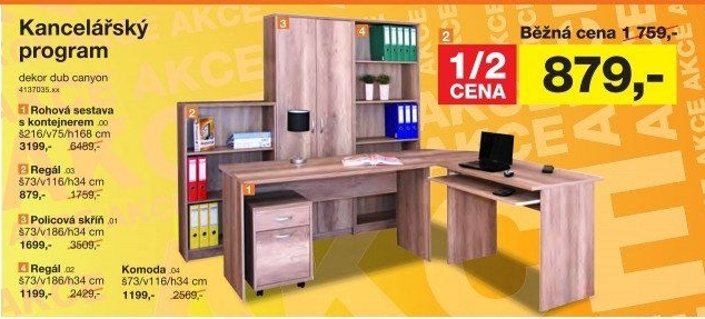 Rohová kombinace s kontejnerem NINA SC254
