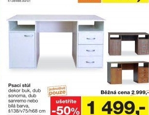 Psací stůl KUBA