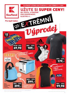 akční leták Kaufland 3.1.2019-9.1.2019