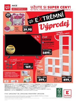 akční leták Kaufland 3.1.2019-9.1.2019