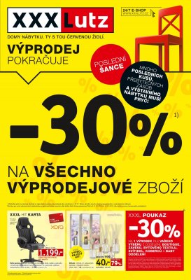 akční leták XXXLutz 31.12.2018-13.1.2019