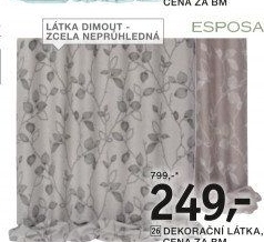 LÁTKA DEKORAČNÍ