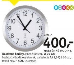 HODINY NÁSTĚNNÉ