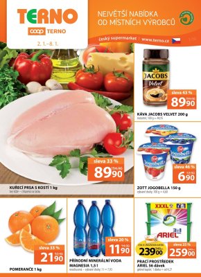 akční leták COOP 2.1.2019-8.1.2019