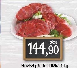 Hovězí přední bez kosti - kližka
