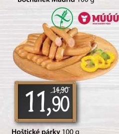 Párky hoštické Maso uzeniny Písek