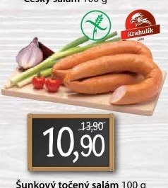Salám šunkový točený Krahulík