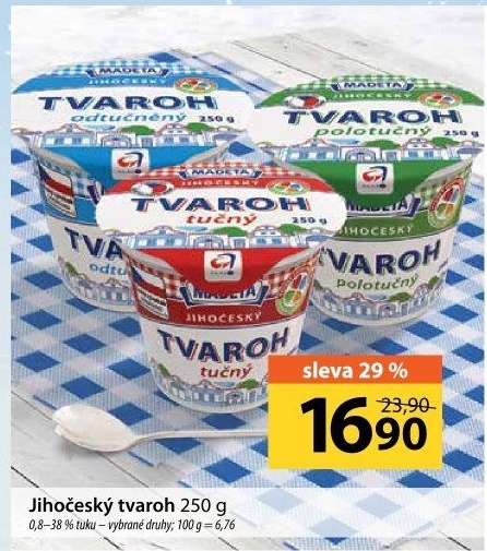 Tvaroh Jihočeský Madeta