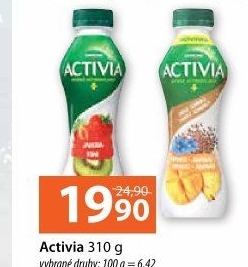 Jogurtový nápoj Activia Danone