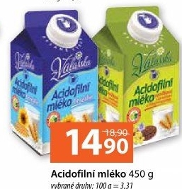 Mléko acidofilní Mlékárna Valašské Meziříčí