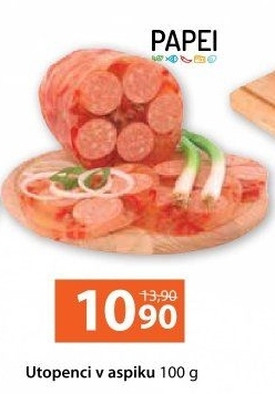 Utopenci v aspiku Lahůdky Papei
