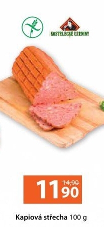 Střecha kapiová Kostelecké uzeniny
