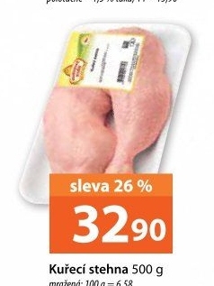 Stehna kuřecí mražená Vodňanské kuře