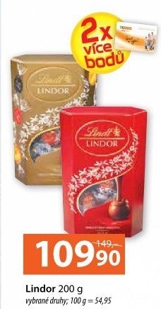 Bonboniéra Pralinky Lindor Lindt