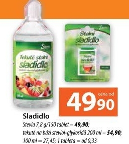 Sladidlo Stevia