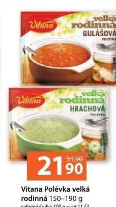 Instantní polévka Velká rodinná Vitana