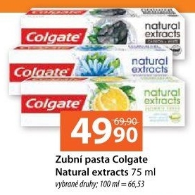 Pasty na zuby Natural Extracts Colgate