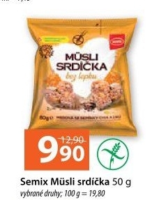Müsli srdíčka Semix