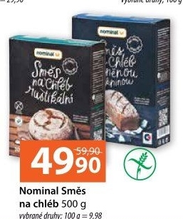 Směs na chléb bez lepku Nominal