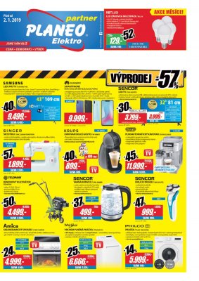 akční leták Planeo Elektro 2.1.2019-8.2.2019