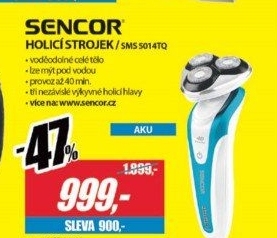 SMS 5014TQ holicí strojekSENCOR