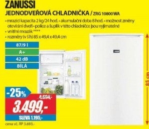 ZRG 10800 WA CHLADNIČKAZANUSSI